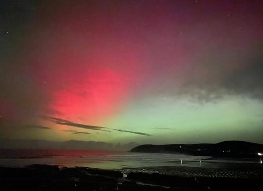 The night the sky turned into art
