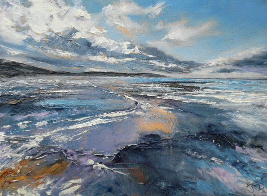 'Woolacombe Love' Open Edition Fine Art Print  A4 image 0