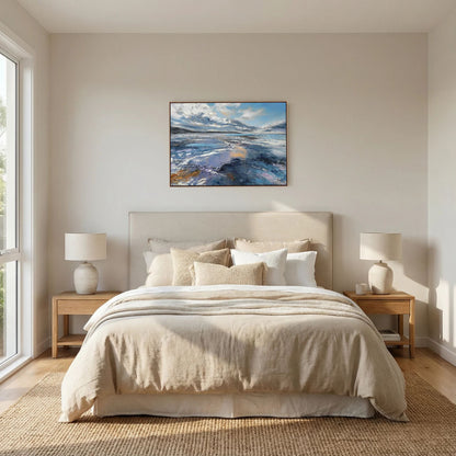 'Woolacombe Love' Open Edition Fine Art Canvas Print