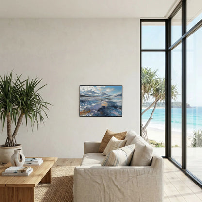 'Woolacombe Love' Open Edition Fine Art Canvas Print