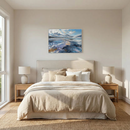 'Woolacombe Love' Open Edition Fine Art Canvas Print