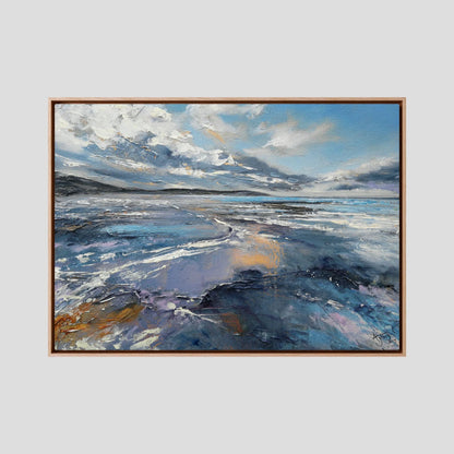 'Woolacombe Love' Open Edition Fine Art Canvas Print