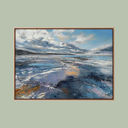 'Woolacombe Love' Open Edition Fine Art Canvas Print