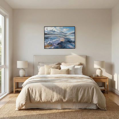 'Woolacombe Love' Open Edition Fine Art Canvas Print